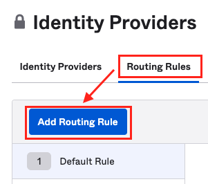 Add Routing Rule
