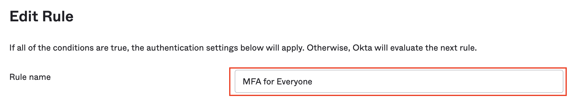 App Sign-On Policy Name